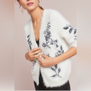 Stunning EUC eyelash sweater by Sleeping on Snow for Anthropologie XS